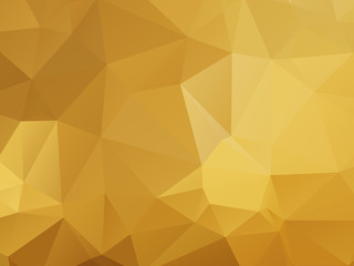 Wall Mural - gold vector background triangular