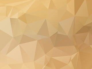 Wall Mural - gold vector background triangular