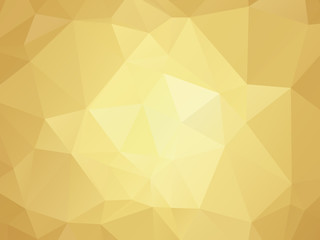 Wall Mural - gold vector background triangular