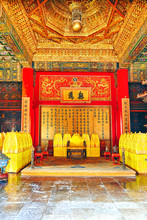 Interior Imperial Palaces And Pavilions Of The Forbidden City In