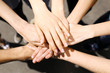 © Africa Studio - United hands outdoors