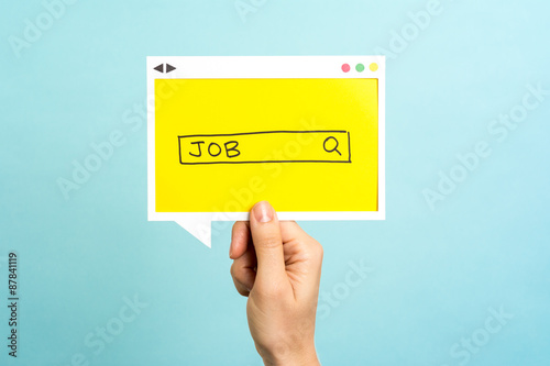 Fotografía People searching for a new job. Job search concept.