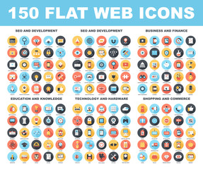 Wall Mural - Web Icons