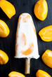 ice lolly with apricots
