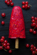 ice lolly with currants
