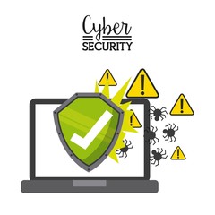 Wall Mural - cyber security