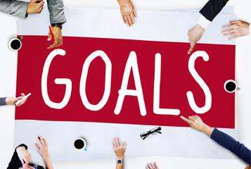 Sticker - Goals Aspiration Achievement Inspiration Target Concept