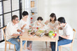© WONG SZE FEI - Asian Chinese family dinner