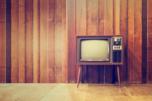 Old Vintage Television Or Tv