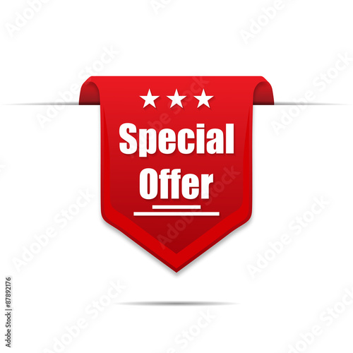 Fotografía Special offer on a ray background new product