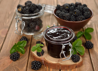 Canvas Print - Blackberry jam