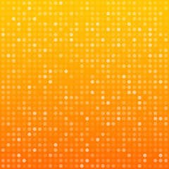 Circles orange technology pattern.