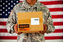Soldier: Man Receives Package In Mail
