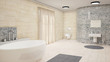 © Fabian - Badezimmer mit Waschbecken und Badewanne
