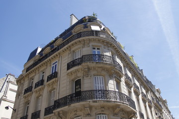 Canvas Print - Immeuble ancien à Paris