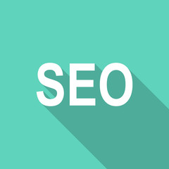 Aufkleber - seo flat design modern icon
