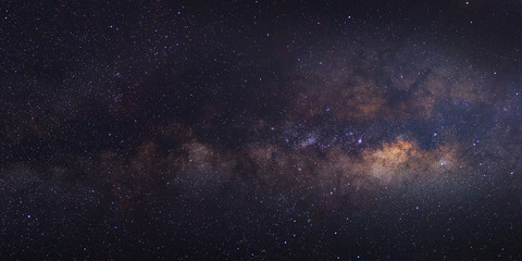 the panorama milky way galaxy, long exposure photograph