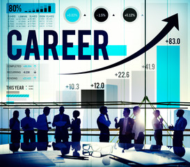 Canvas Print - Career Employment Data Analysis Recruitment Concept