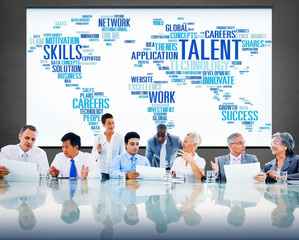 Poster - Talent Expertise Genius Skills Professional Concept