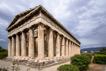 Wall Mural - Temple of Hephaestus in Ancient Agora, Athens, Greece