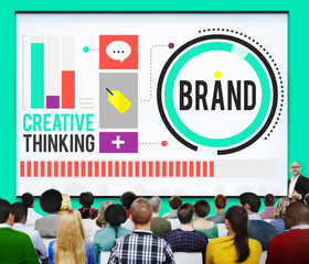 Canvas Print - Branding Marketing Advertising Identity Business Trademark Conce