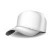 © artkox - Isolated realistic white  sports baseball cap. Vector illustration