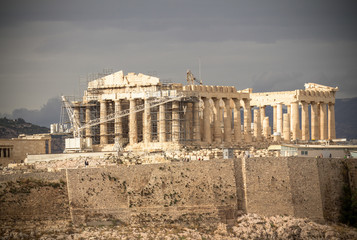 Wall Mural - Acropolis of Athens, Greece