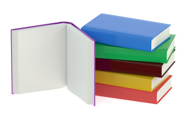 Poster - multicolored books
