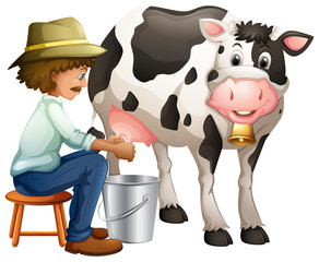 Sticker - Milking