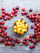 © harmoony - fresh red and yellow cherry in a plate,healthy snack, summer