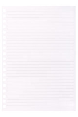 blank realistic spiral notepad notebook isolated on white backgr