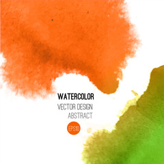 Poster - Abstract watercolor background. 