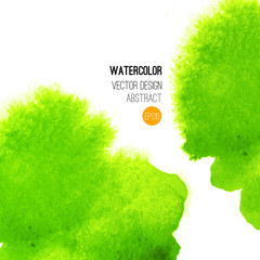Poster - Abstract watercolor background. 