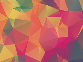 Wall Mural - retro color background triangular shape