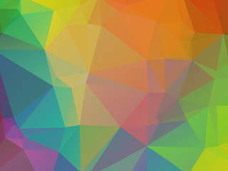 Wall Mural - retro color background triangular shape