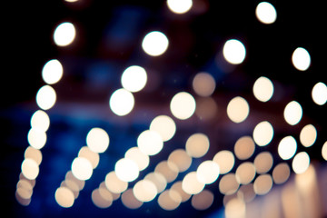 Poster - Blur background : Abstract circle bokeh lighting ,Texture backgr