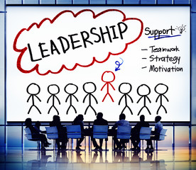 Canvas Print - Lead Leadership Chief Team Partnership Concept