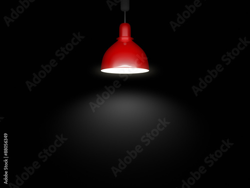 Fotografia  red lamp