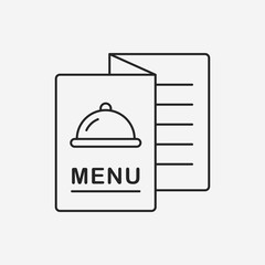 Poster - menu line icon