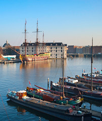 Sticker - Amsterdam houseboat