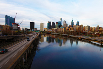 A view of Philadelphia, Pennsylvania skyline