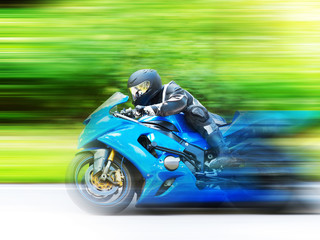 Wall Mural - Motorbike racing