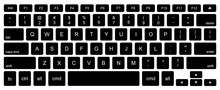Vector Modern Computer Keyboard Background