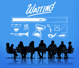 Poster - Waiting Loading Uploading Downloading Progress Concept