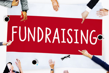 Sticker - Fundraising Funding Finance Economy Donation Concept
