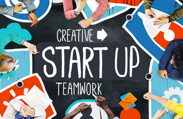 Poster - Start Up Launch Growth Success Idea Business Concept