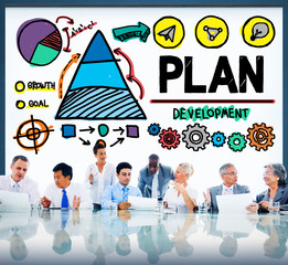 Poster - Plan Planning Development growth Goal Concept