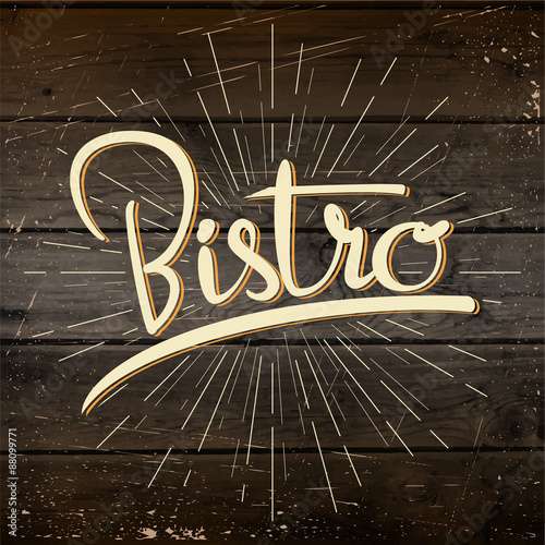 Fotografía Bistro badges logos and labels for any use