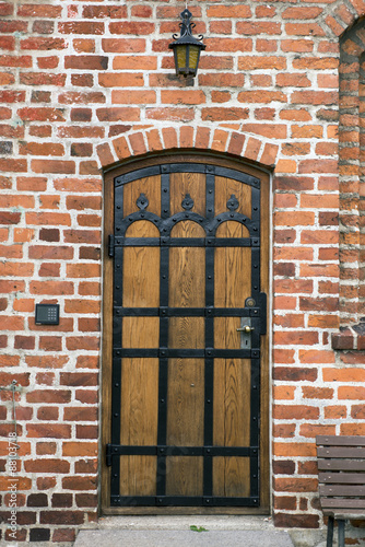 Naklejka na drzwi Old Door