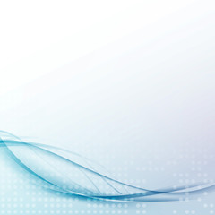 Wall Mural - blue stream futuristic lines background